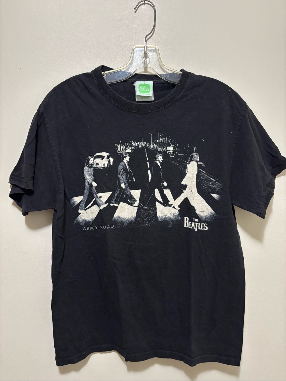 Vintage The Beatles Abbey Road Album Cover Graphic T-Shirt Official Apple Corps